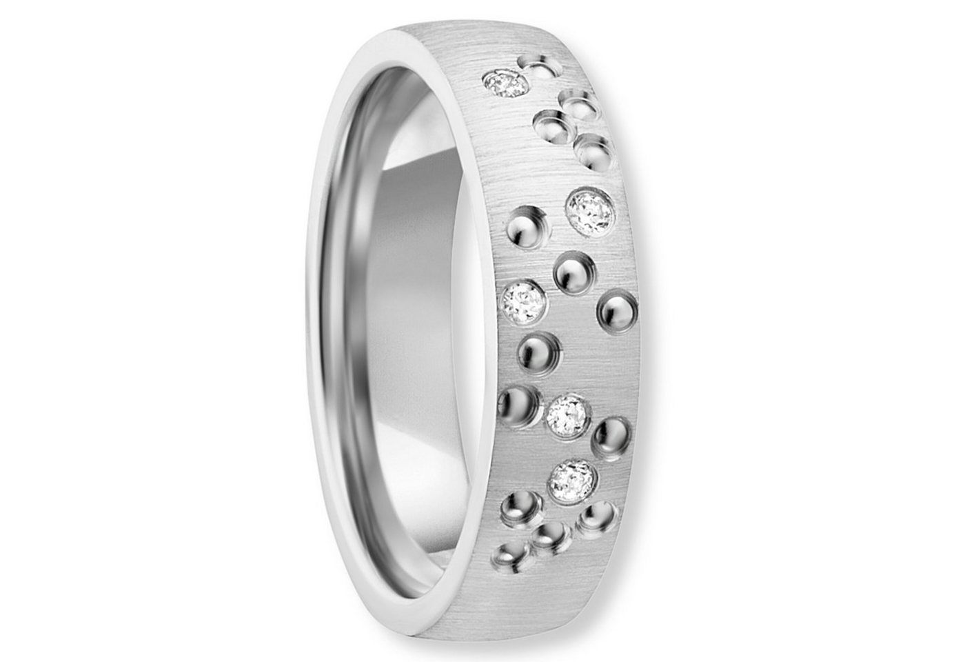 ONE ELEMENT Silberring Zirkonia Freundschaft Partner Ring aus 925 Silber, Damen Silber Schmuck Freundschaft / Partner von ONE ELEMENT