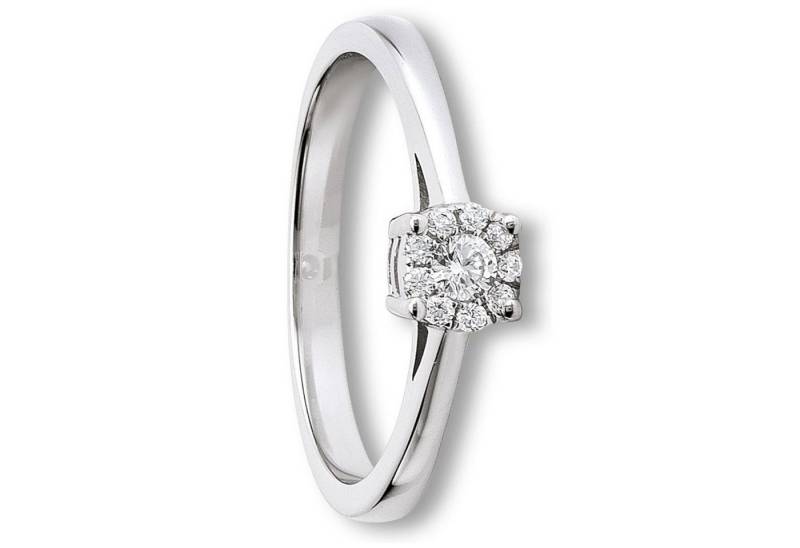 ONE ELEMENT Silberring Zirkonia Ring aus 925 Silber, Ausdruck von Individualität – dezent, bedeutungsvoll, nah am Herzen von ONE ELEMENT
