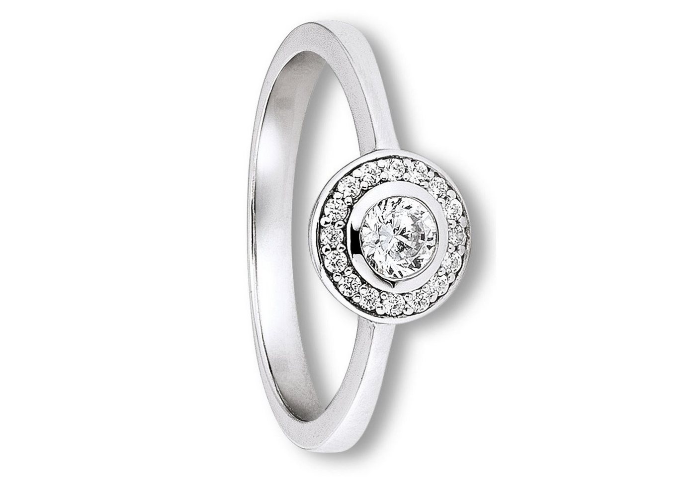 ONE ELEMENT Silberring Zirkonia Ring aus 925 Silber, Damen Silber Schmuck von ONE ELEMENT