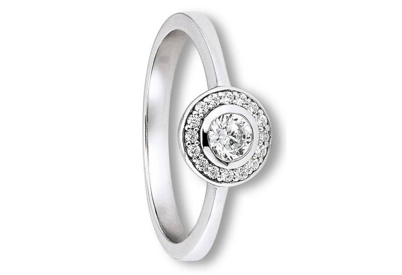 ONE ELEMENT Silberring Zirkonia Ring aus 925 Silber, Feine Gestaltung – ein Sinnbild mit ruhiger Eleganz von ONE ELEMENT