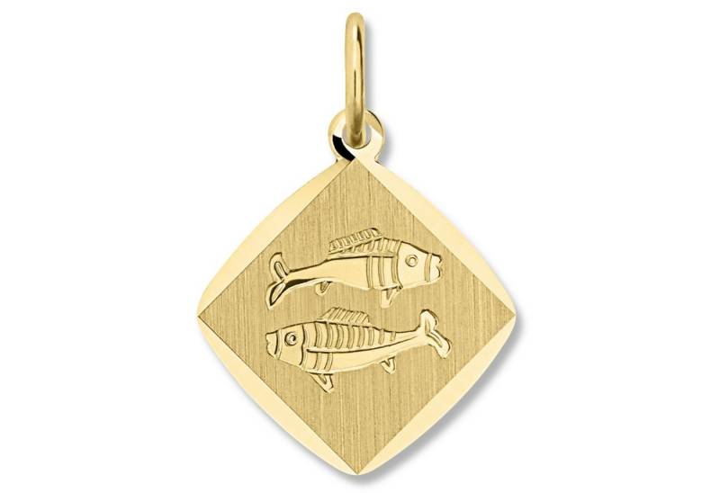 ONE ELEMENT Sternzeichenanhänger Fische Sternzeichen Anhänger aus 333 Gelbgold, Ihr persönliches Sternzeichen – ein besonderes Geschenk mit Bedeutung von ONE ELEMENT