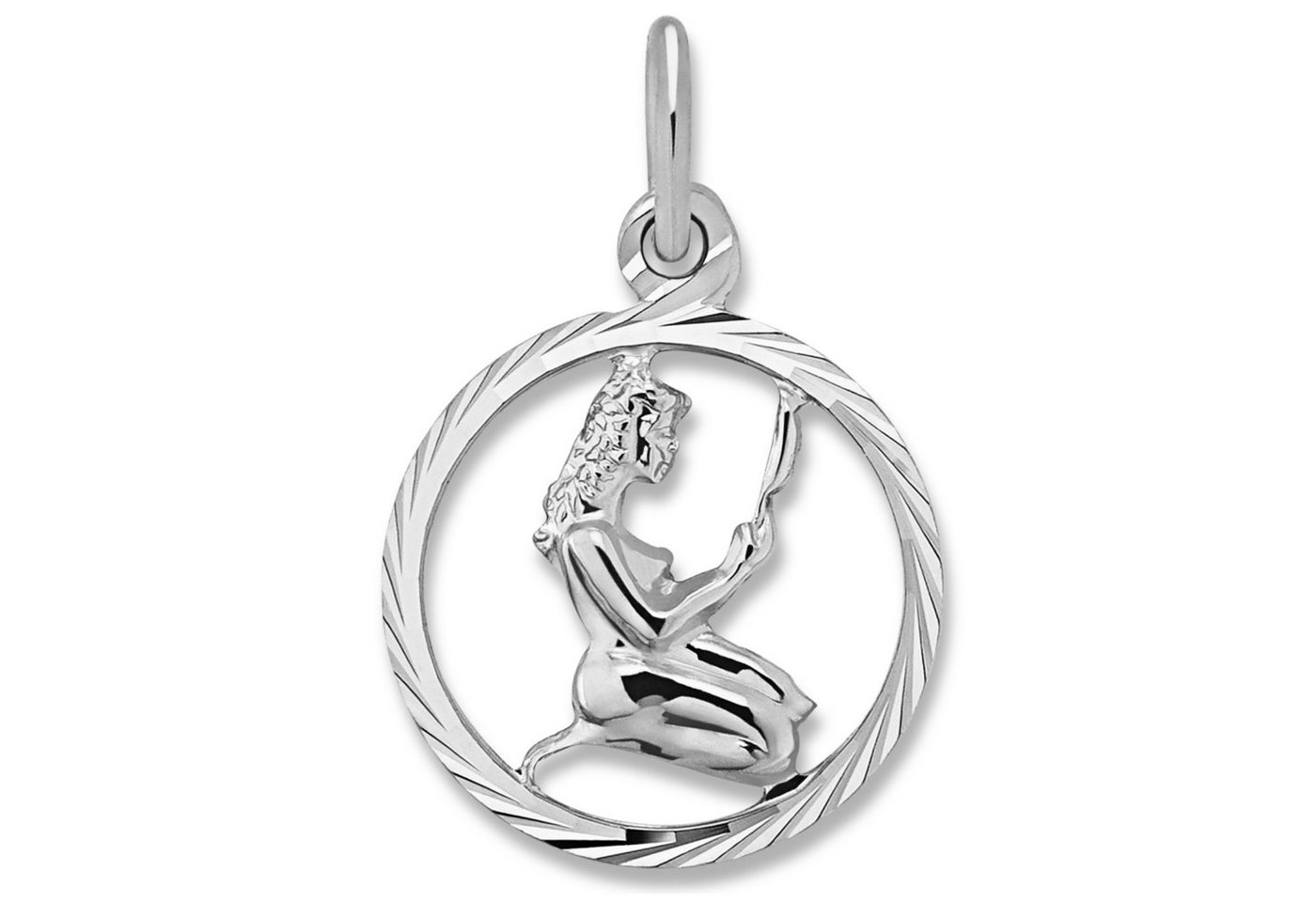 ONE ELEMENT Sternzeichenanhänger Jungfrau Sternzeichen Anhänger aus 925 Silber, Damen Silber Schmuck Jungfrau von ONE ELEMENT