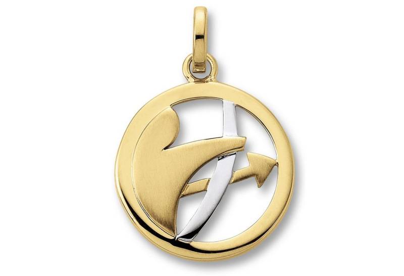 ONE ELEMENT Sternzeichenanhänger Schütze Sternzeichen Anhänger aus 333 Gelbgold, Sinnbild Ihrer Persönlichkeit – eine schöne Idee zum Verschenken von ONE ELEMENT