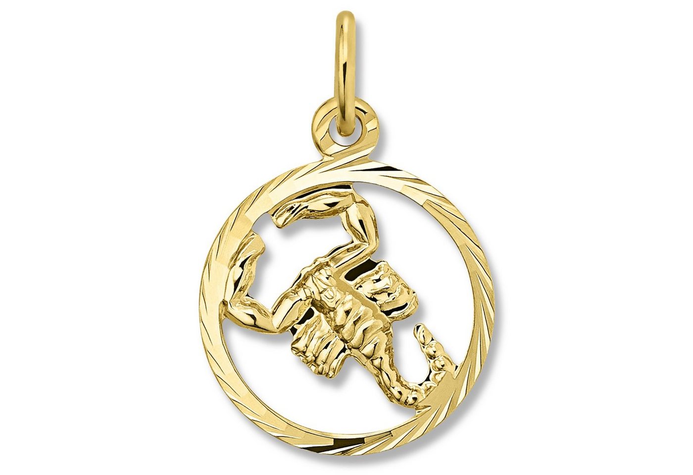 ONE ELEMENT Sternzeichenanhänger Skorpion Sternzeichen Anhänger aus 333 Gelbgold, Damen Gold Schmuck Skorpion von ONE ELEMENT