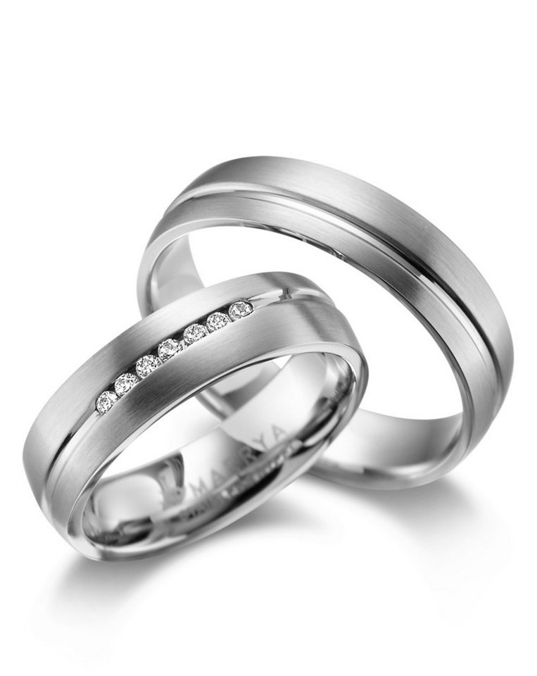 MARRYA Trauring Edelstahl Ringe Trauringe Eheringe Partnerringe von MARRYA