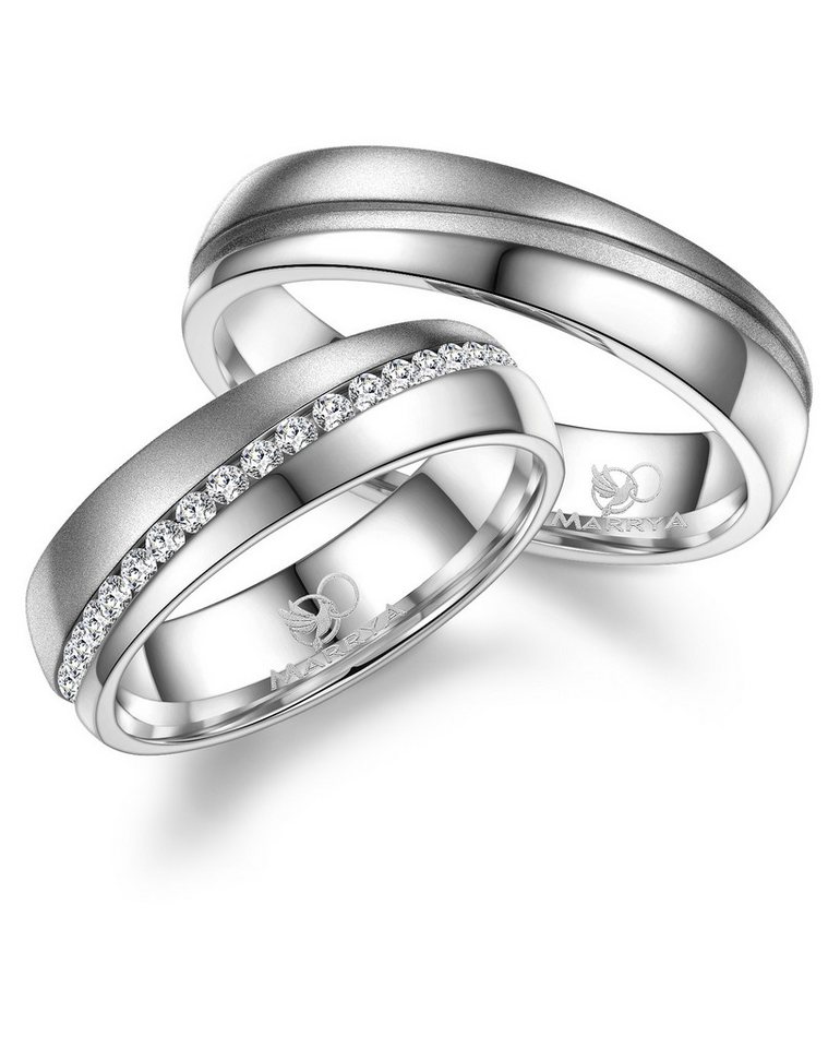 MARRYA Trauring Edelstahl Ringe Trauringe Eheringe Partnerringe von MARRYA
