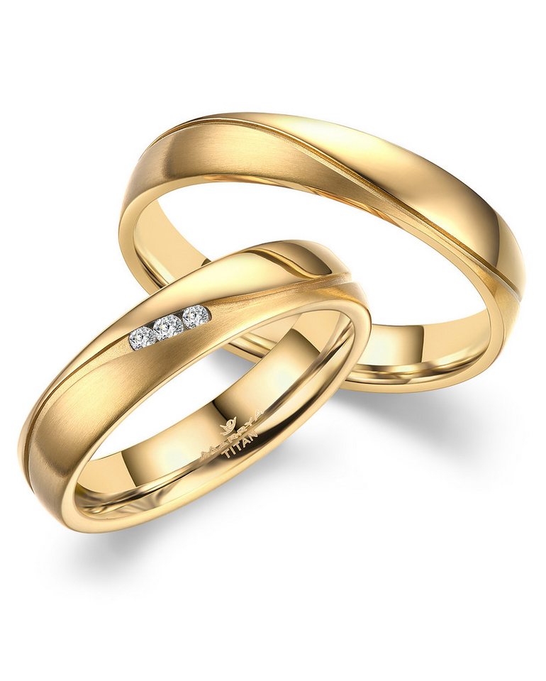 MARRYA Verlobungsring Titan Ringe Trauringe Eheringe Partnerringe von MARRYA