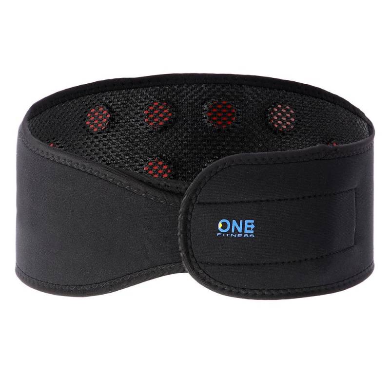 ONE FITNESS Laufgürtel Magnetgürtel One Size (Spar-Set, 1-St., Rückenstabilisator) Ideal nach Verletzungen oder zur Stabilisierung der Lendenwirbelsäule von ONE FITNESS