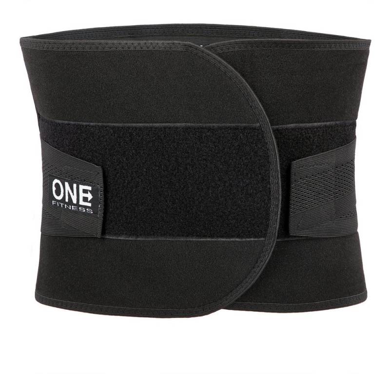 ONE FITNESS Rückenstabilisator Rückengürtel (Spar-Set, 1-tlg., stabilisieren), Elastisches, hautfreundliches Nylon-Elastan-Material von ONE FITNESS