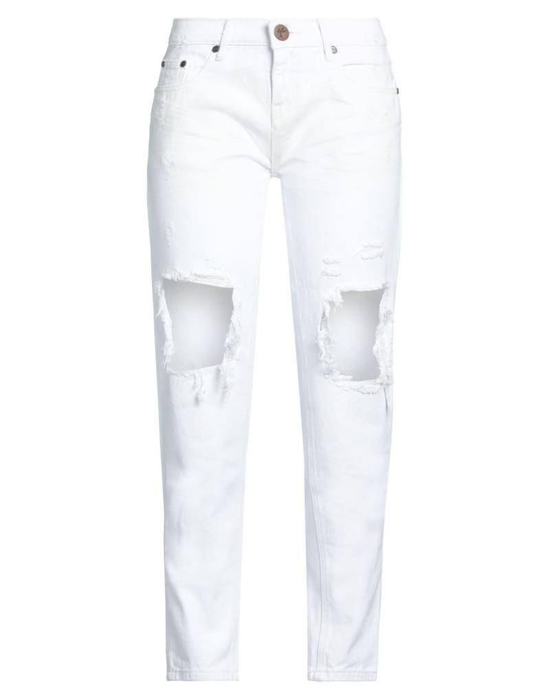 ONE TEASPOON Jeanshose Damen Weiß von ONE TEASPOON