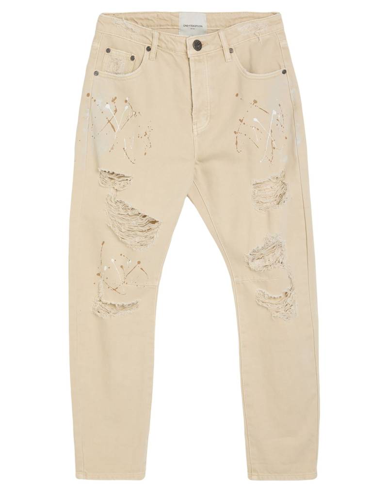 ONE TEASPOON Jeanshose Damen Beige von ONE TEASPOON