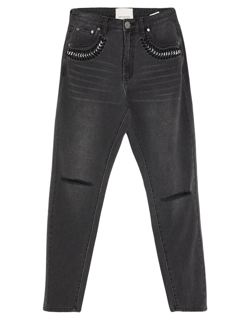 ONE TEASPOON Jeanshose Damen Schwarz von ONE TEASPOON