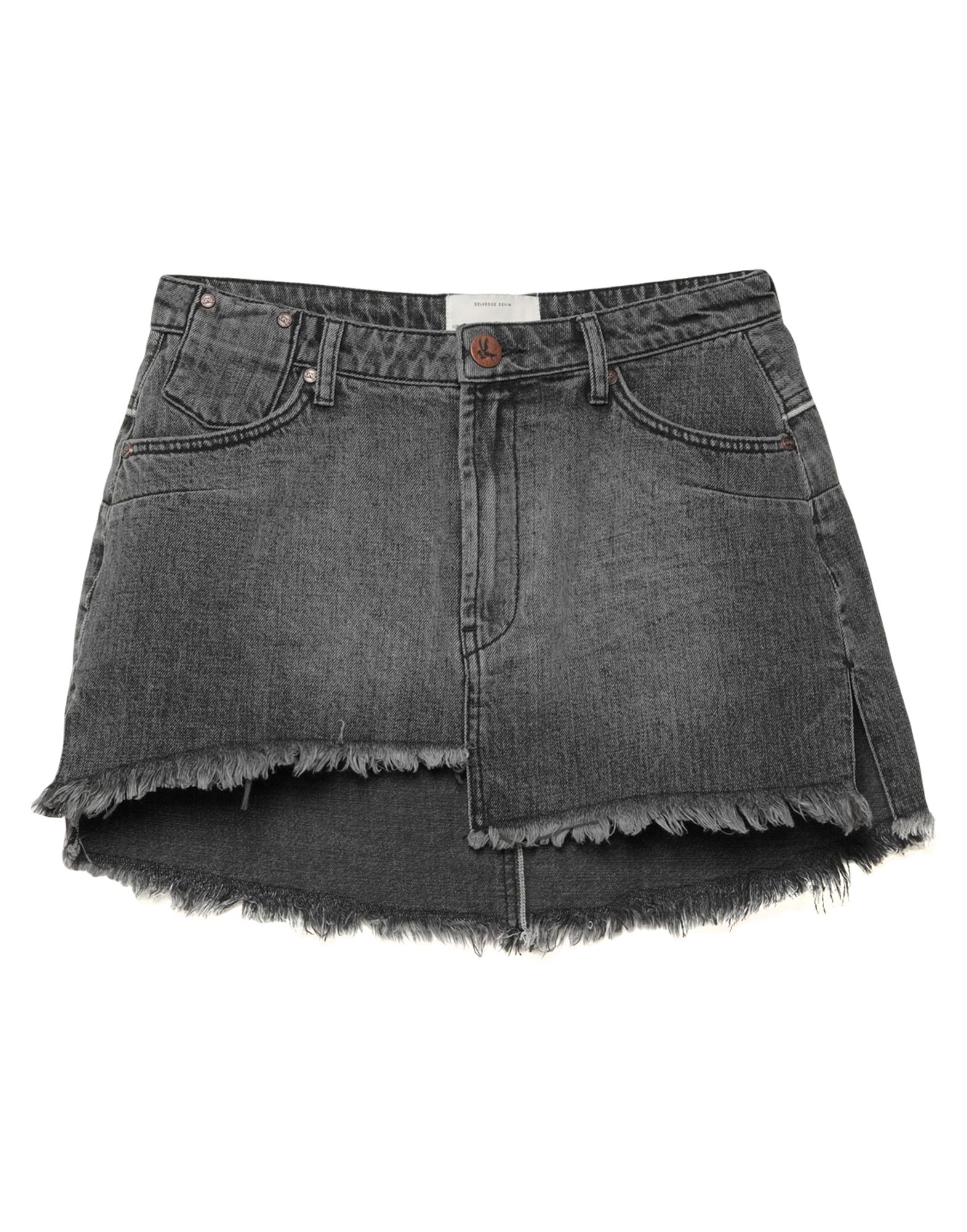 ONE TEASPOON Jeansrock Damen Schwarz von ONE TEASPOON