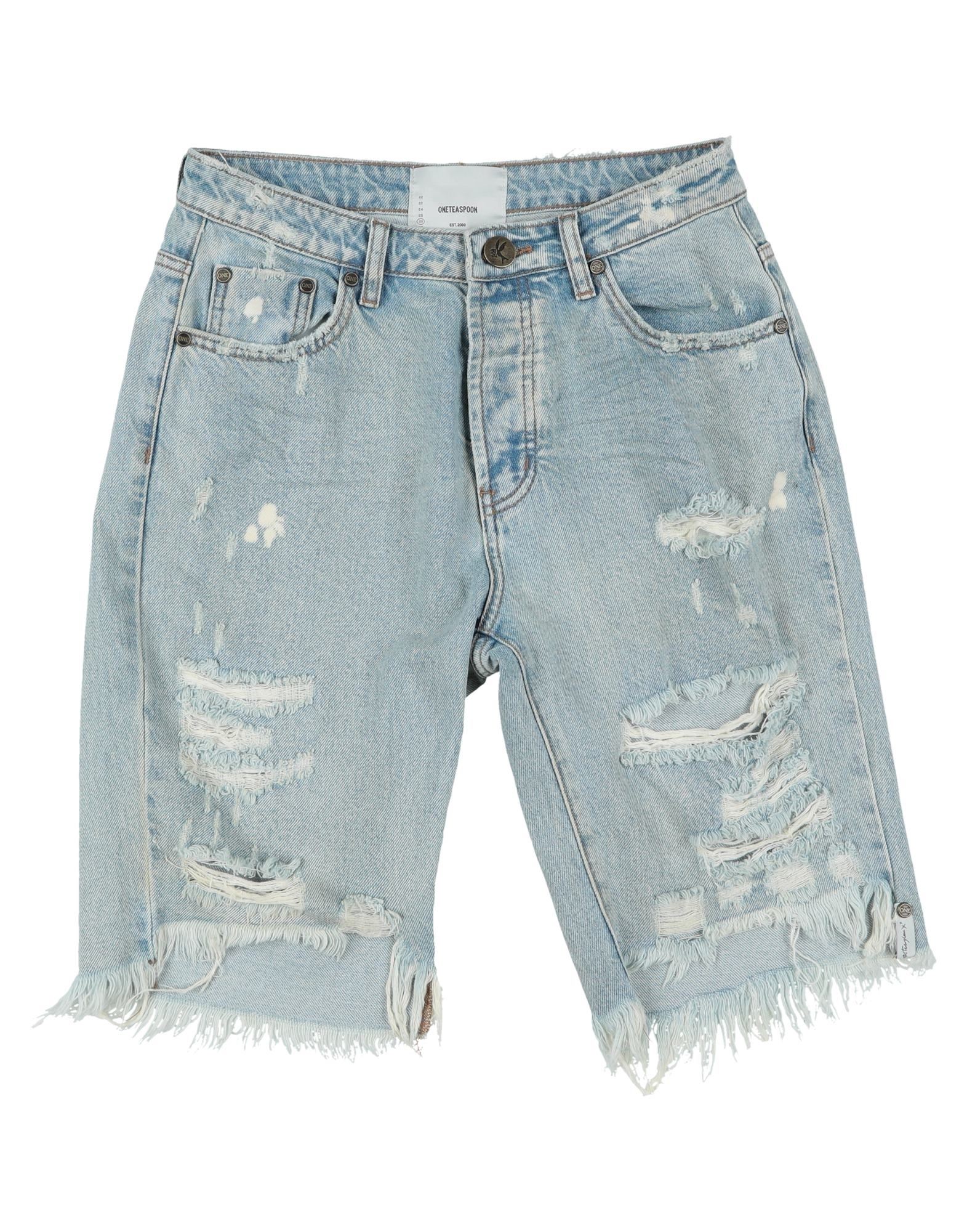 ONE TEASPOON Jeansshorts Damen Blau von ONE TEASPOON