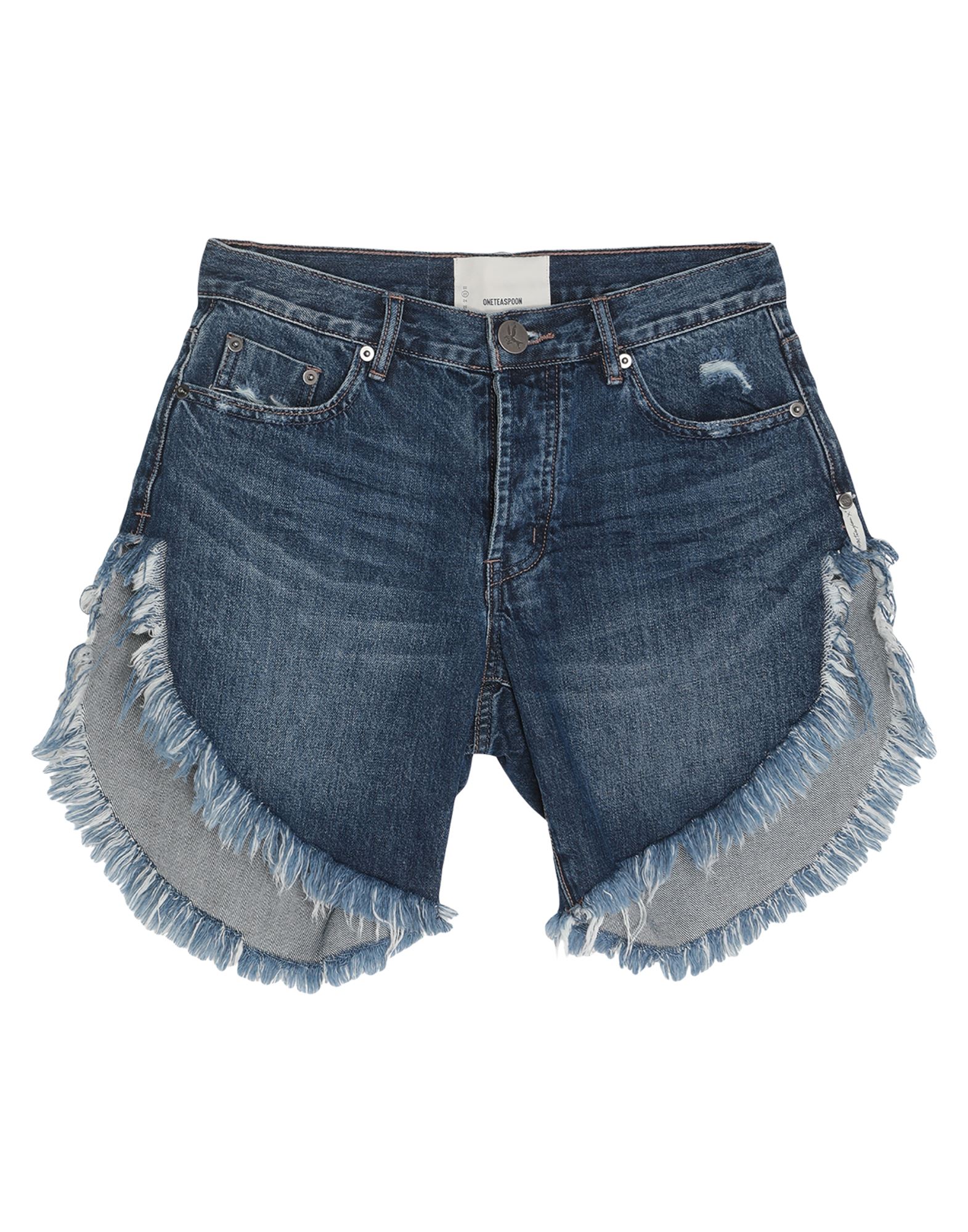 ONE TEASPOON Jeansshorts Damen Blau von ONE TEASPOON