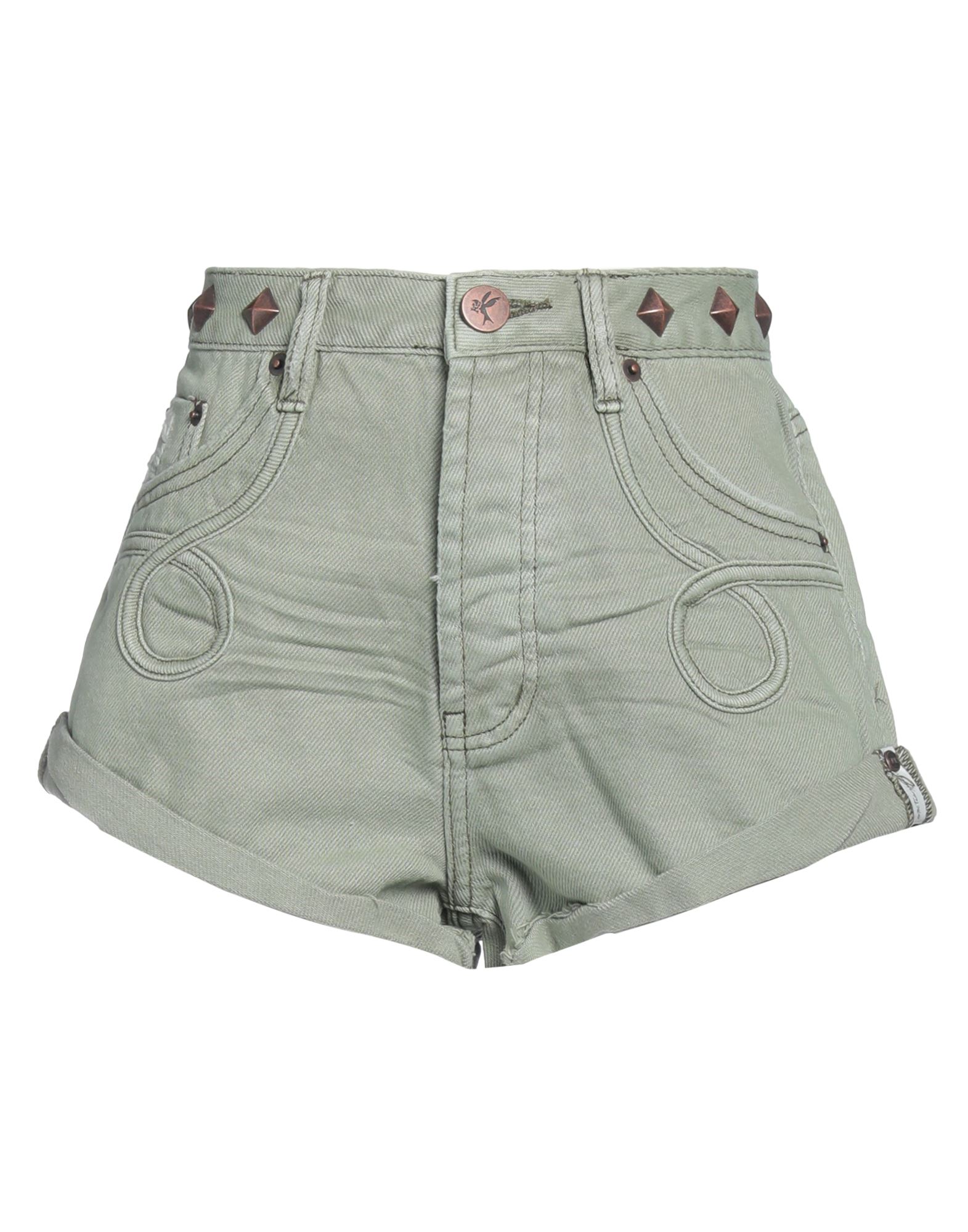 ONE TEASPOON Jeansshorts Damen Militärgrün von ONE TEASPOON