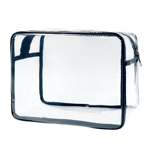 ONEART Transparente Make-up-Tasche für Damen, Kosmetiktasche, Kulturbeutel, Reisetasche, Kosmetiktasche, Transparent, Casual von ONEART