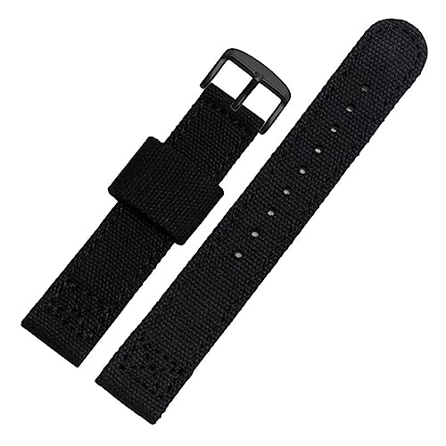 ONECMN Denim-Leinen-Uhrenarmband für Markenarmband, Outdoor-Sportarmband, 18 mm, 20 mm, 22 mm, 22 mm, Achat von ONECMN