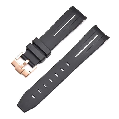 ONECMN Gummi-Uhrenarmband für Rolex-Armband, 20 mm, 22 mm, 21 mm, Ersatz-Armbanduhr-Zubehör, 21 mm, Achat von ONECMN