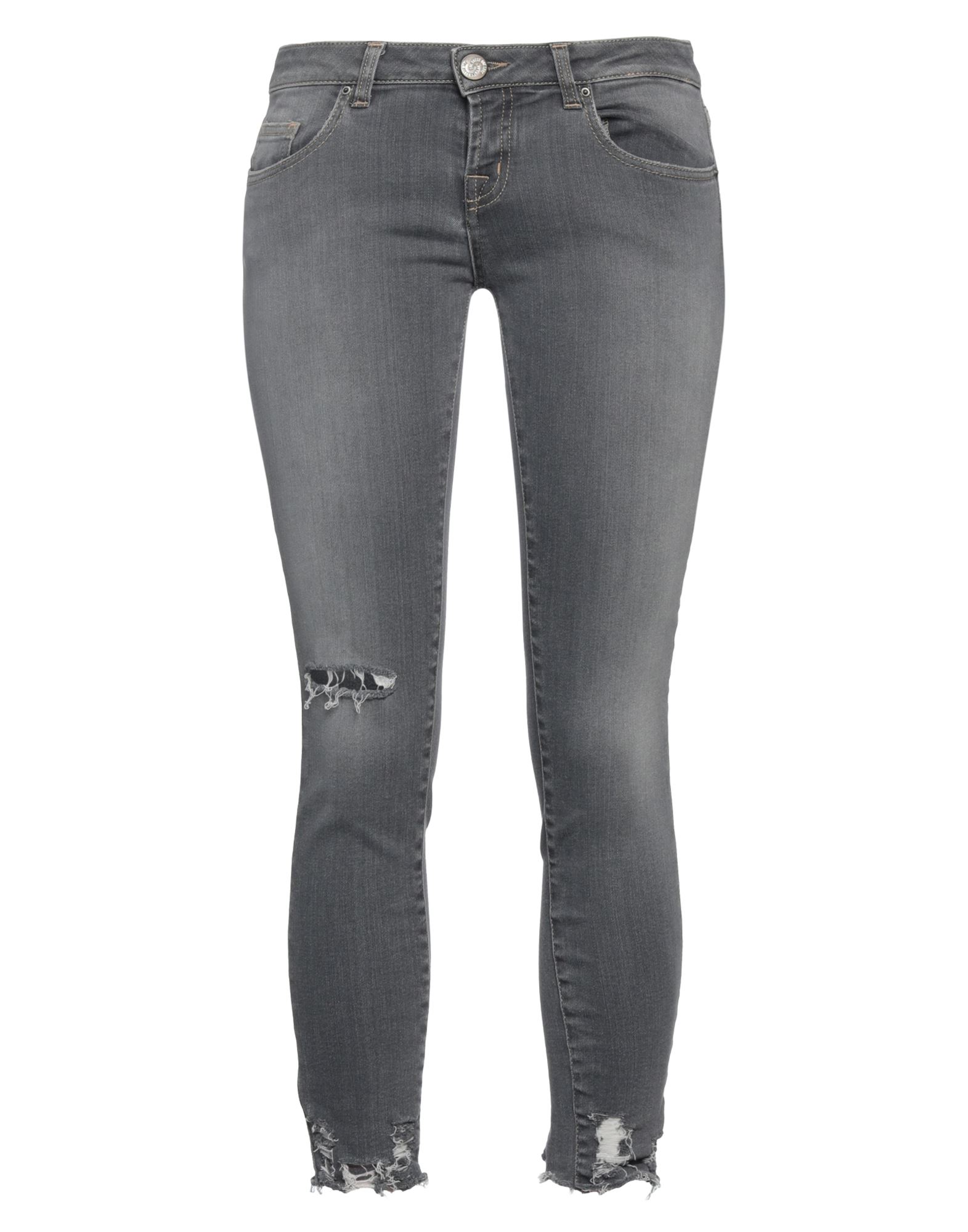 ONEDRESS ONELOVE Cropped Jeans Damen Grau von ONEDRESS ONELOVE