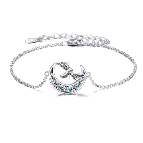 ONEFINITY Phoenix Armband 925 Sterling Silber Phoenix Vogel Armband Nirvana Phoenix Schmuck Geschenke Für Damen von ONEFINITY