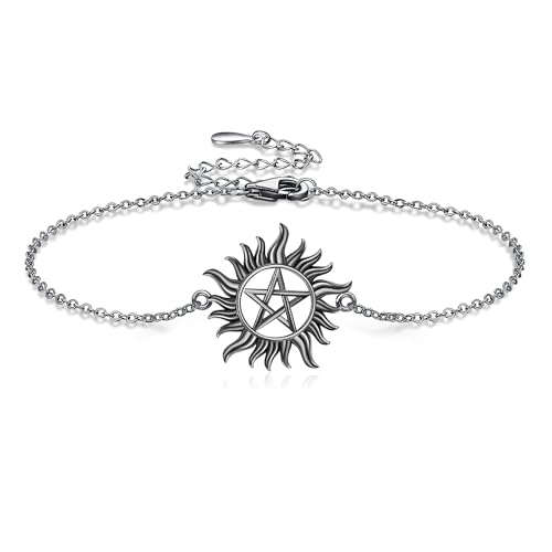 ONEFINITY Supernatural Armband 925 Sterling Silber Anti Possession Armband Amulett Schmuck für Herren Damen von ONEFINITY