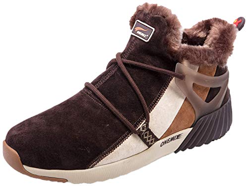 ONEMIX Damen Herren Warm Schneestiefel gefüttert Kurzschaft Sneaker Winter Stiefeletten Schneestiefel für Outdoor 1205 von ONEMIX