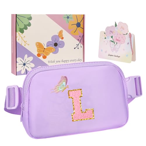 ONETOALL Geschenke für Mädchen 10 11 12 Jahre, Bauchtasche Kinder mit Buchstaben, Verstellbare Sling Bag Damen, Teenager Personalisierte Geschenkidee für Geburtstag ONETOALL Geschenke für Mädchen 10 11 12 Jahre, Bauchtasche Kinder mit Buchstaben, Verstellbare Sling Bag Damen, Teenager Personalisierte Geschenkidee für Geburtstag von ONETOALL