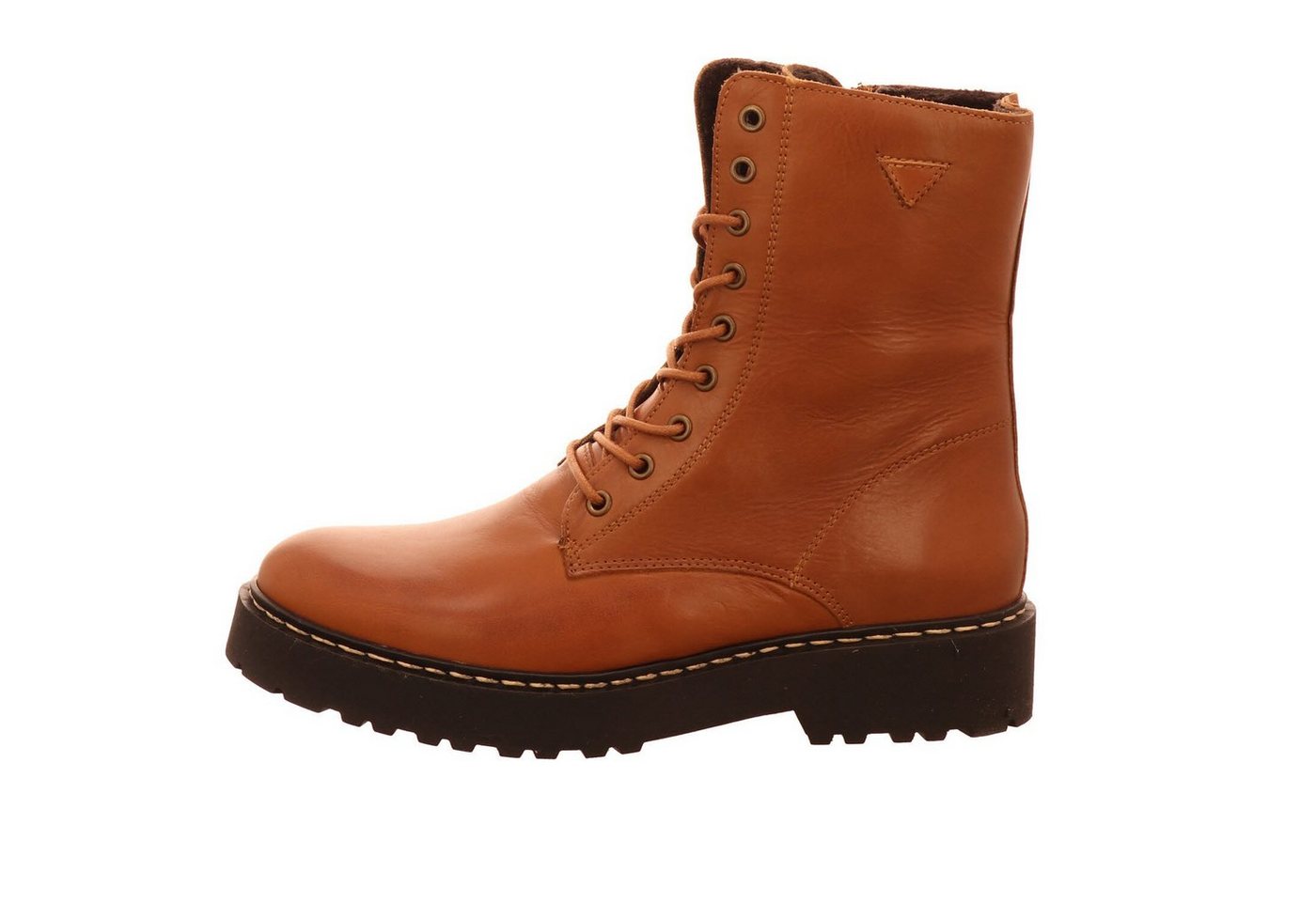 ONLINE SHOES F-8377- cognac Schnürstiefelette von ONLINE SHOES