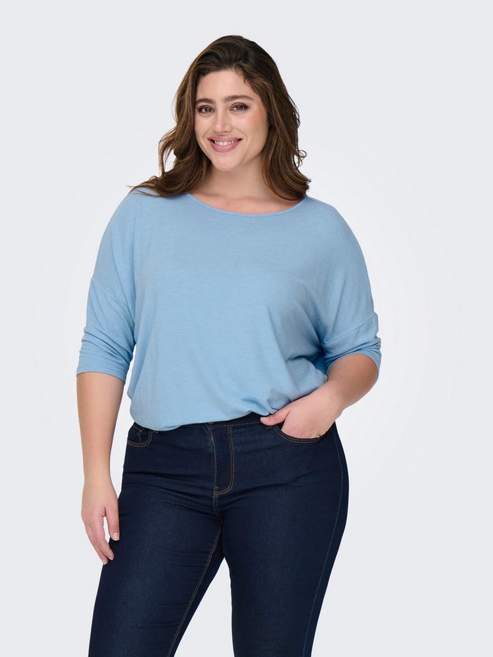 ONLY CARMAKOMA 3/4-Arm-Shirt CARLAMOUR 3/4 TOP JRS NOOS von ONLY CARMAKOMA