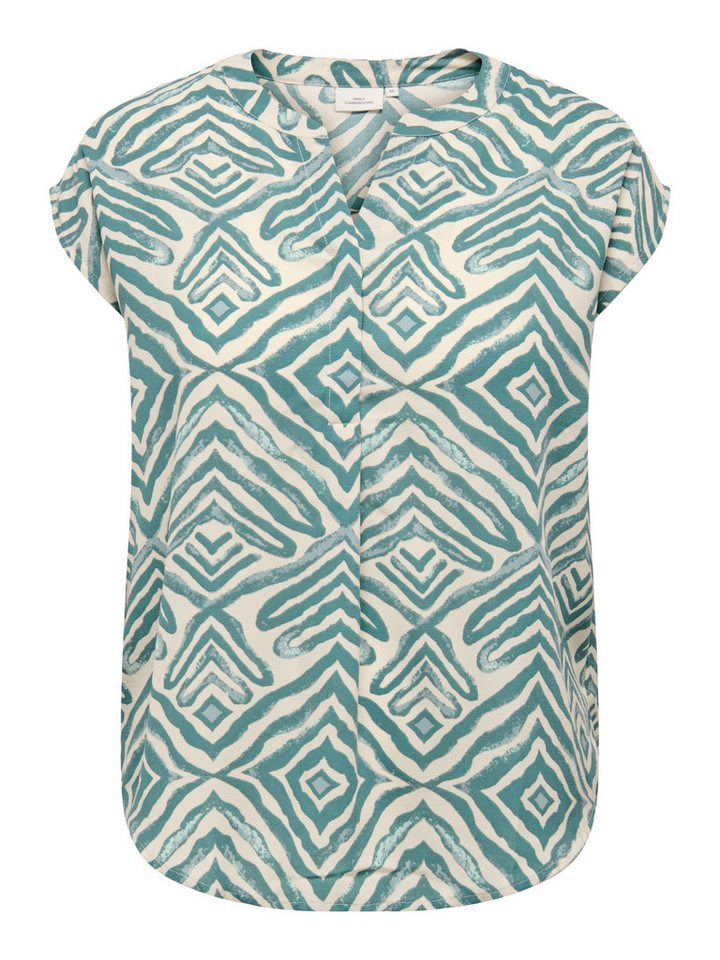 ONLY CARMAKOMA Blusenshirt Design Print Muster mit Rundhals CARSHILLA SL SHIRT AOP BS ONLY CARMAKOMA Blusenshirt Design Print Muster mit Rundhals CARSHILLA SL SHIRT AOP BS von ONLY CARMAKOMA