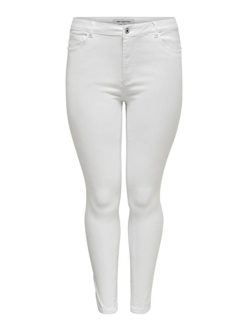 ONLY CARMAKOMA - CARAUGUSTA HW SKINNY WHITE DNM NOOS white - Gr. - 42/32 von ONLY CARMAKOMA