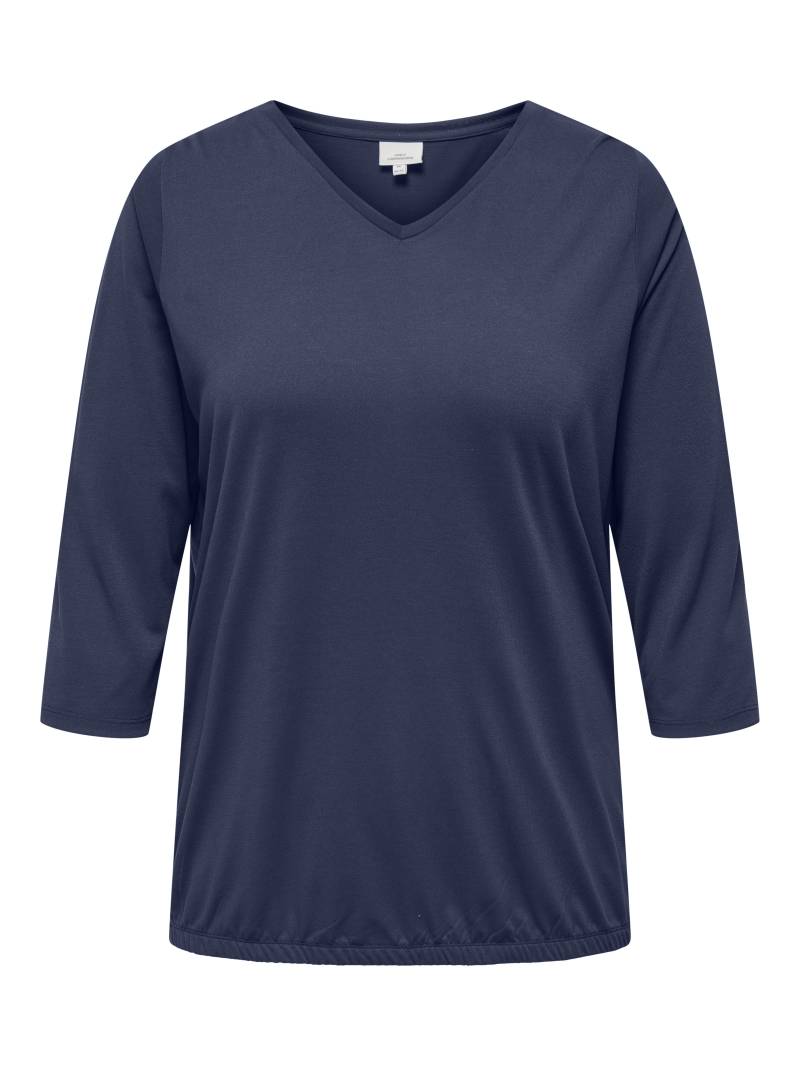 ONLY CARMAKOMA - CARCARLINNE V-NECK 3/4 TOP JRS BF von ONLY CARMAKOMA