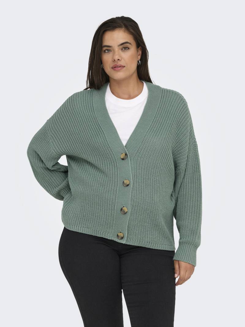 ONLY CARMAKOMA - CARCAROL NICE L/S CARDIGAN KNT NOOS chinois green von ONLY CARMAKOMA