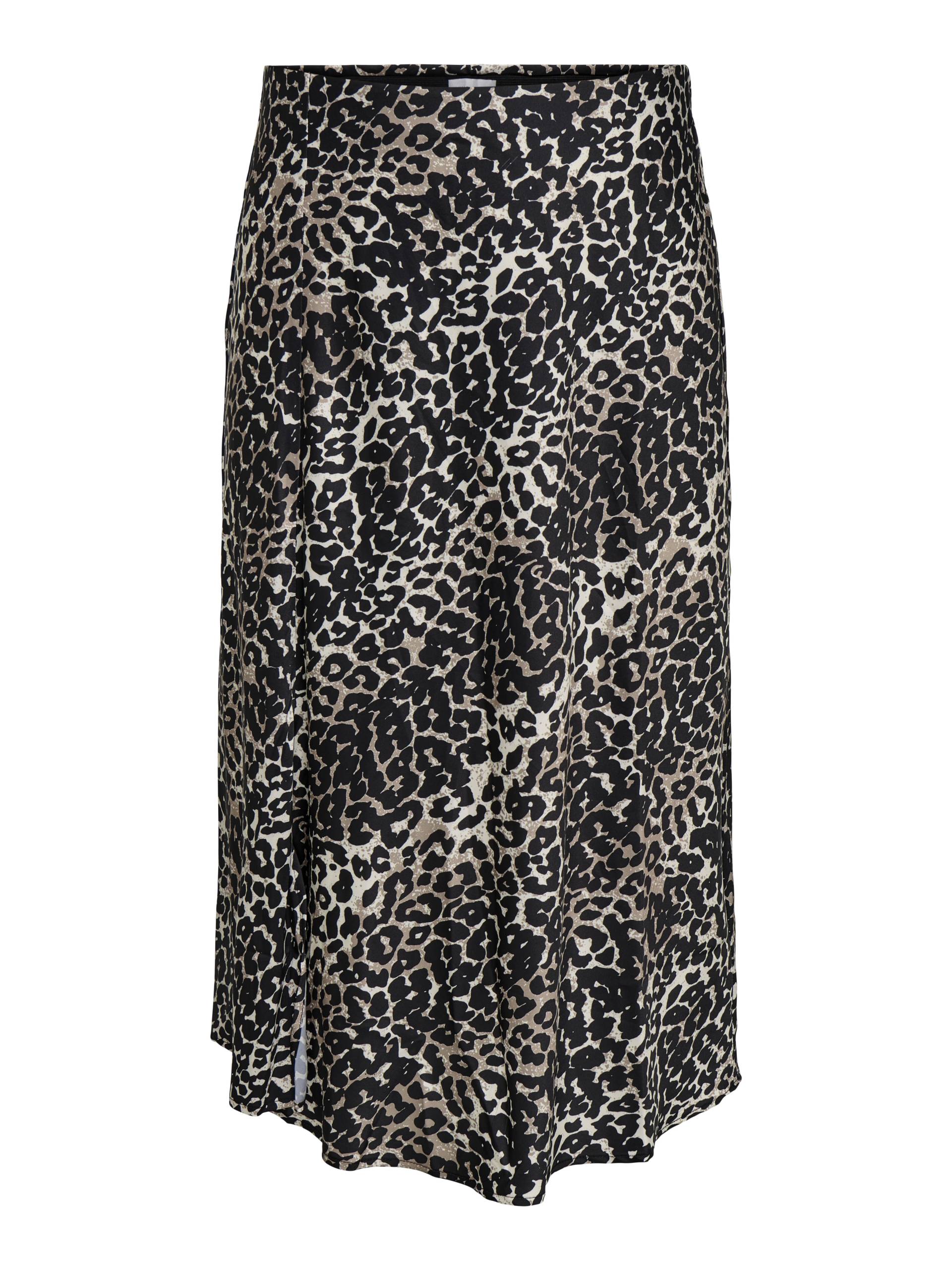 ONLY CARMAKOMA - CARDOMINA SATIN CALF SKIRT WVN white pepper - Gr. - 42 von ONLY CARMAKOMA