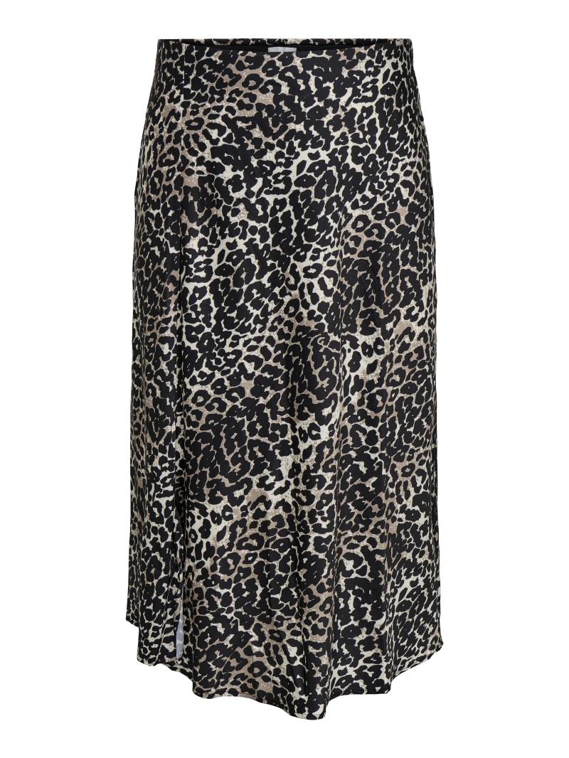 ONLY CARMAKOMA - CARDOMINA SATIN CALF SKIRT WVN white pepper - Gr. - 42 von ONLY CARMAKOMA