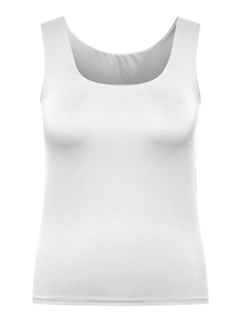 ONLY CARMAKOMA - CAREA S/L 2-WAYS FIT TOP JRS white von ONLY CARMAKOMA