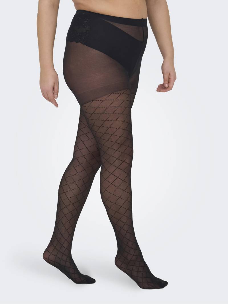 ONLY CARMAKOMA - CARESTA FASHION TIGHTS black von ONLY CARMAKOMA