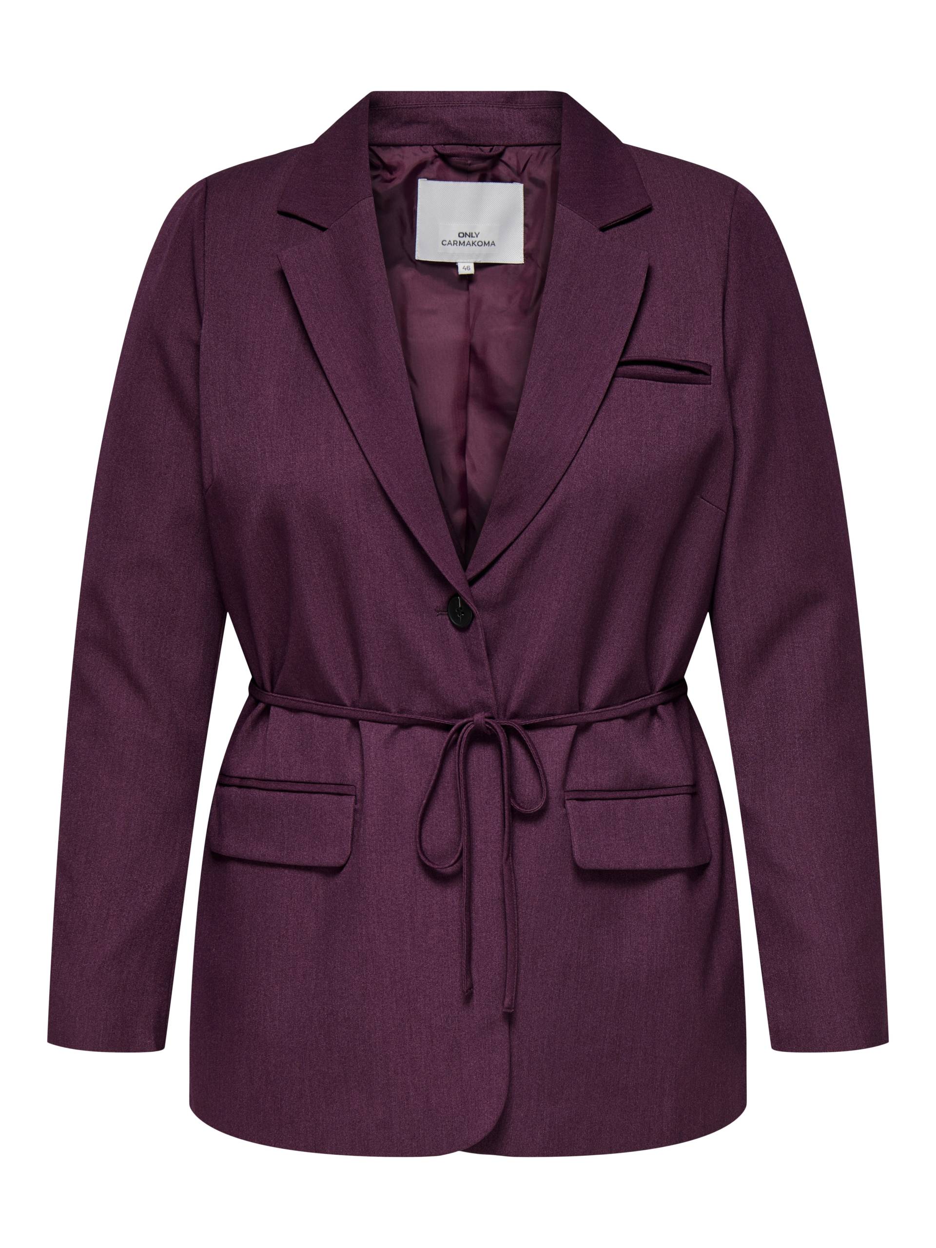 ONLY CARMAKOMA - CARHATTIE LIFE L/S BELT BLAZER mauve wine - Gr. - 48 von ONLY CARMAKOMA