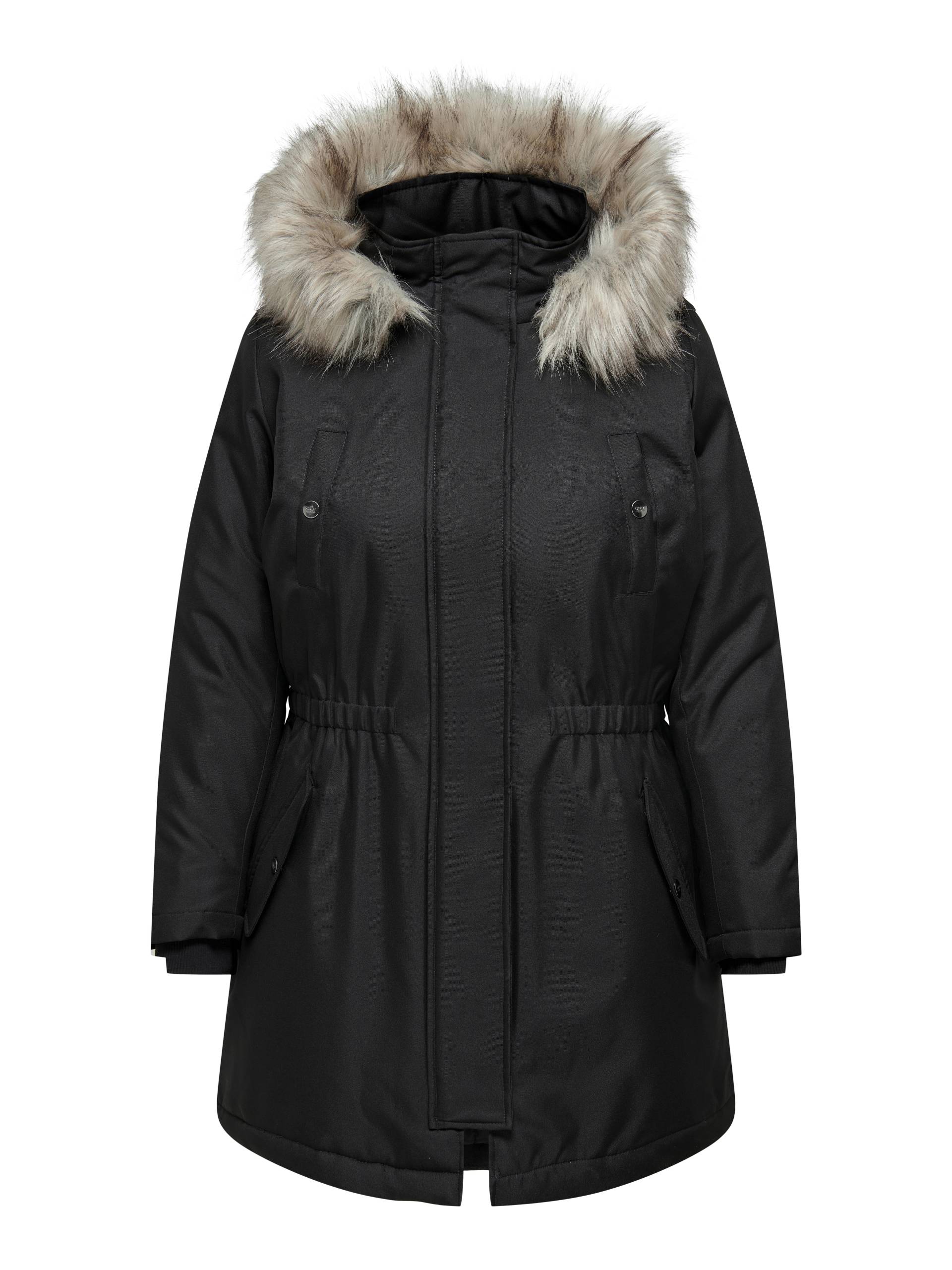 ONLY CARMAKOMA - CARIRENA PARKA COAT OTW NOOS black von ONLY CARMAKOMA