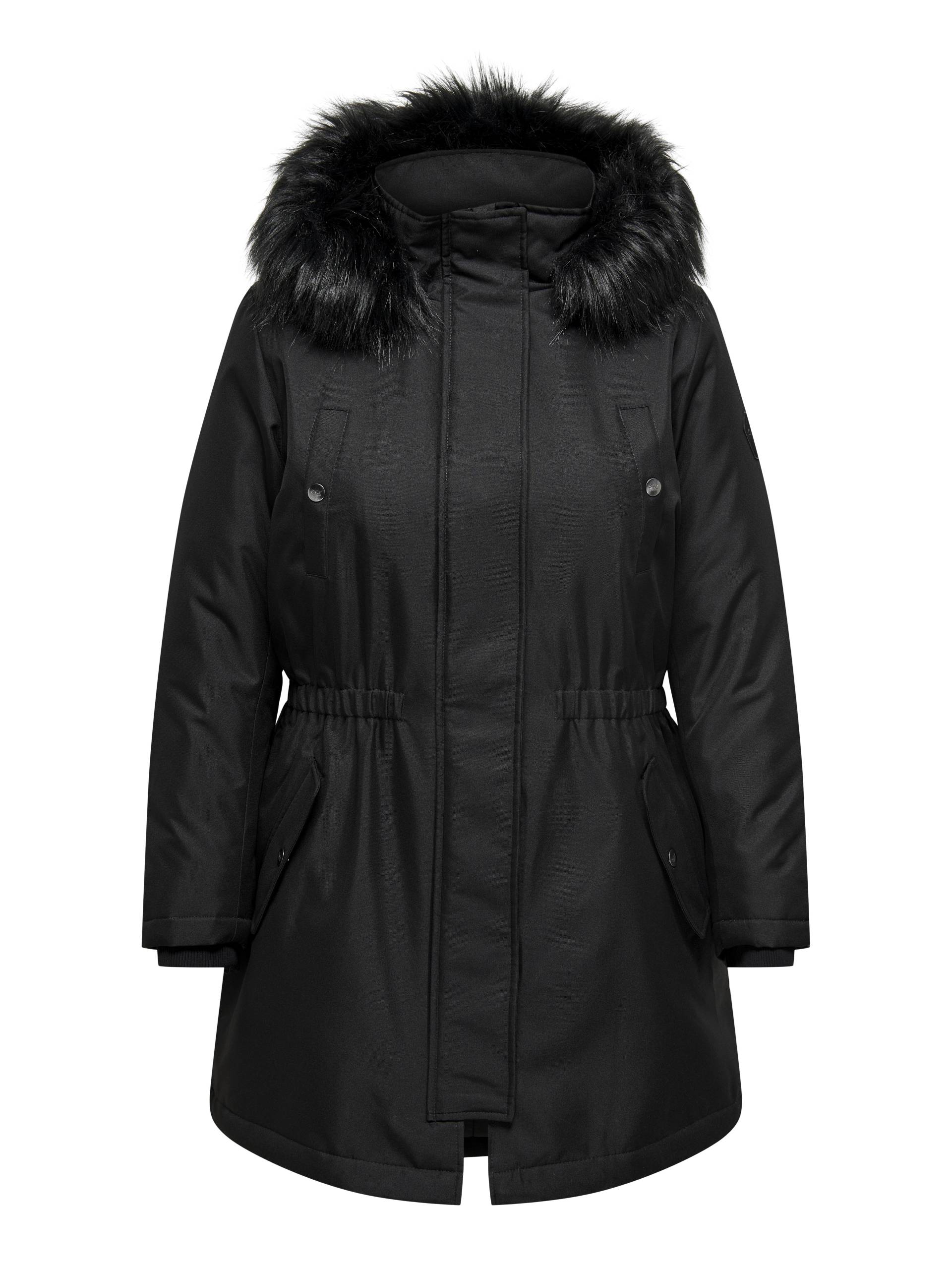 ONLY CARMAKOMA - CARIRENA PARKA COAT OTW NOOS black von ONLY CARMAKOMA