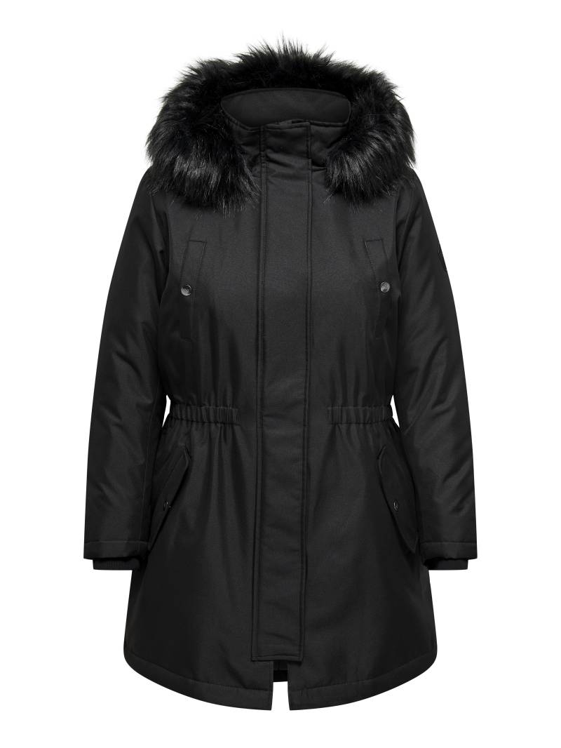 ONLY CARMAKOMA - CARIRENA PARKA COAT OTW NOOS black von ONLY CARMAKOMA