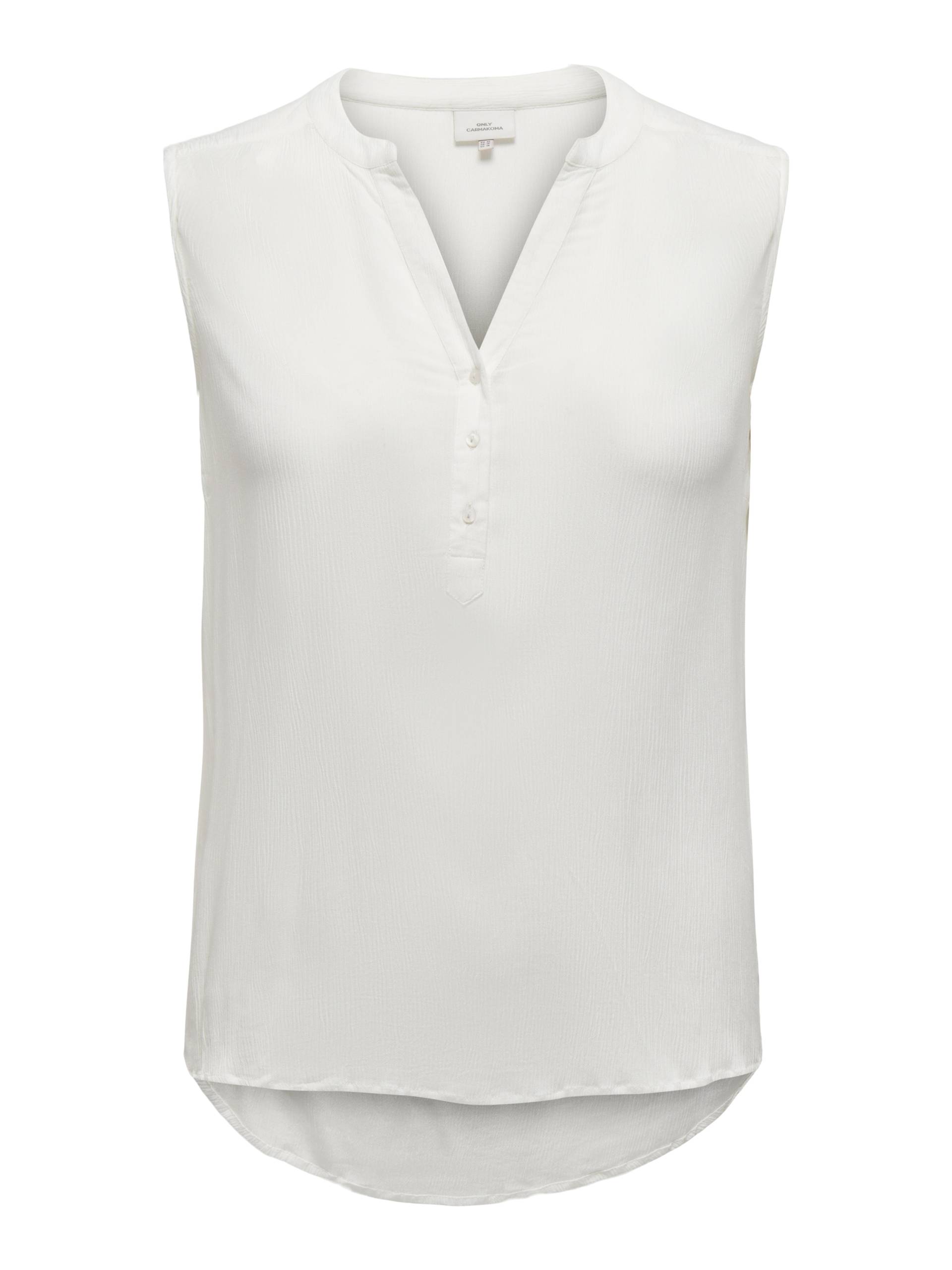 ONLY CARMAKOMA - CARJETTE LIFE S/L TOP WVN NOOS cloud dancer - Gr. - 48 von ONLY CARMAKOMA