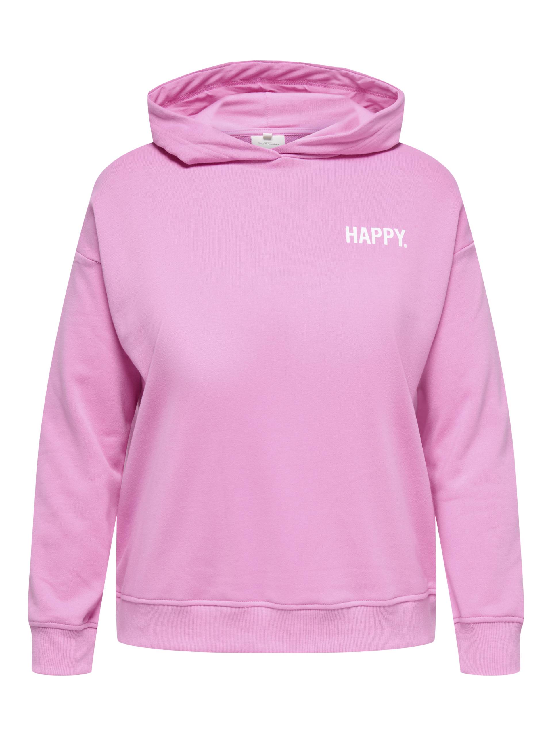 ONLY CARMAKOMA - CARKACEY FADE L/S HOOD SWT fuchsia pink von ONLY CARMAKOMA