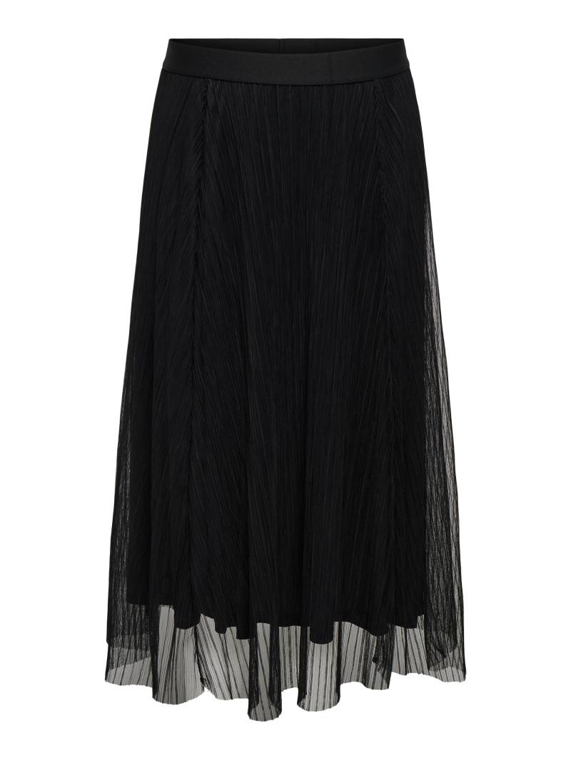 ONLY CARMAKOMA - CARLAVINA SKIRT JRS NOOS black von ONLY CARMAKOMA