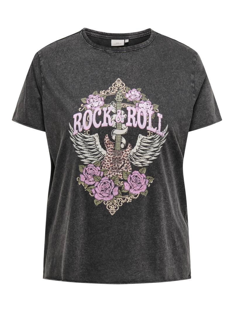 ONLY CARMAKOMA - CARLUCY LIFE REG S/S TOP JRS NOOS black von ONLY CARMAKOMA