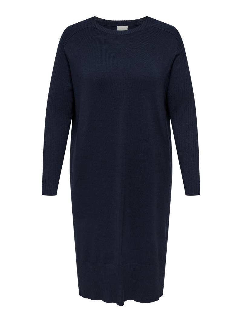 ONLY CARMAKOMA - CARMEDDI LS CALF DRESS KNT night sky von ONLY CARMAKOMA