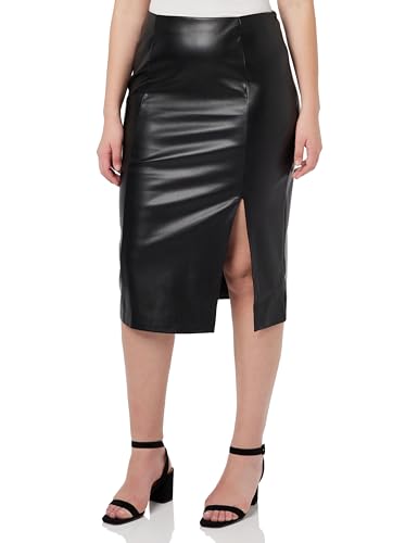 ONLY CARMAKOMA CARMIA Faux Leather Long Skirt OTW von ONLY Carmakoma