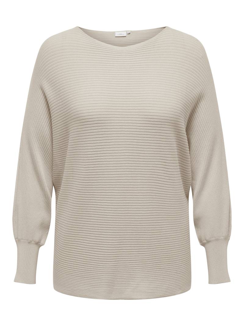 ONLY CARMAKOMA - CARNEW ADALINE LS PULLOVER KNT NOOS pumice stone von ONLY CARMAKOMA