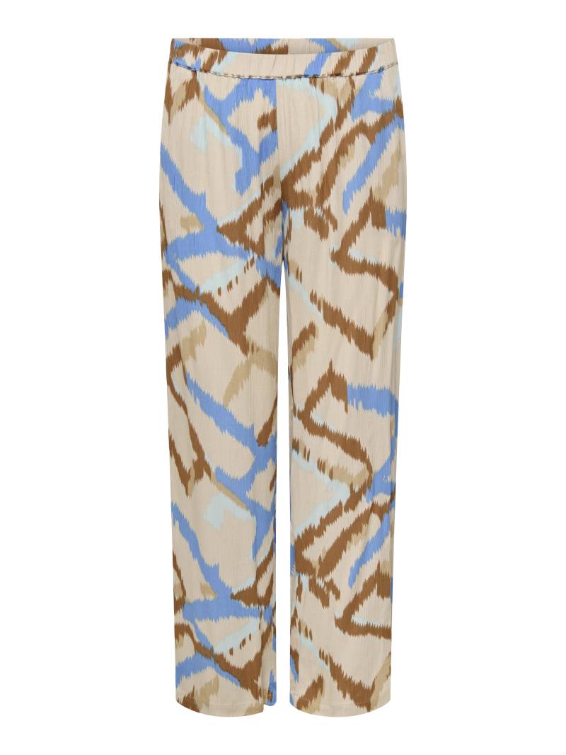 ONLY CARMAKOMA - CARROWA LIFE PULL-UP PANTS AOP pumice stone - Gr. - 43/32 von ONLY CARMAKOMA